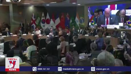 Bế mạc Hội nghị Ngoại trưởng G20