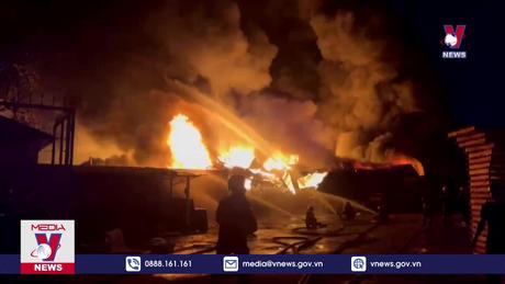 Cháy nhà xưởng tại Hải Phòng 