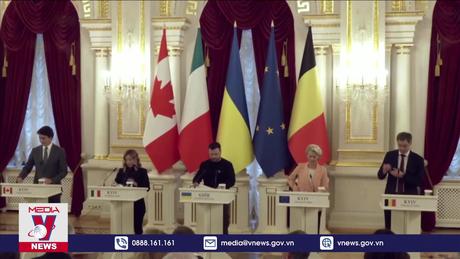 Ukraine ký thỏa thuận an ninh với Italy và Canada