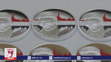 Huyền thoại George Michael “lên” tiền xu Anh