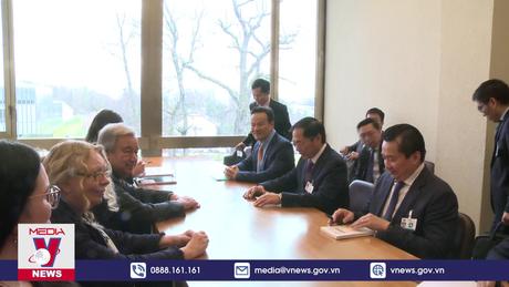 Bộ trưởng Ngoại giao Bùi Thanh Sơn gặp gỡ lãnh đạo Liên hợp quốc và các nước