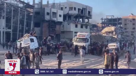 Hàng trăm người thương vong trong vụ pháo kích ở Gaza