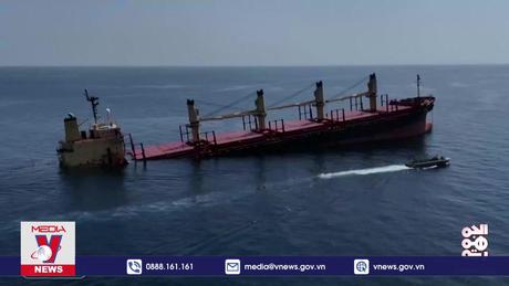 Tàu hàng Rubymar của Anh bị chìm ở Biển Đỏ