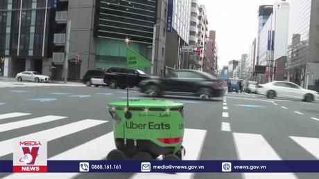Dịch vụ giao hàng bằng robot tại Nhật Bản