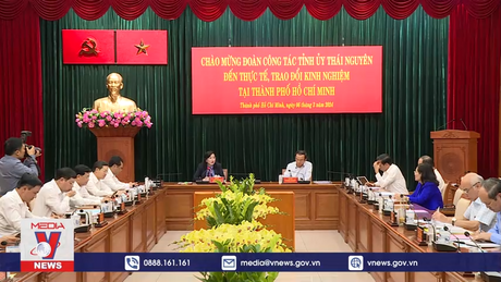 Thái Nguyên học cách làm hay của TP.HCM về xây dựng Đảng, phát triển kinh tế