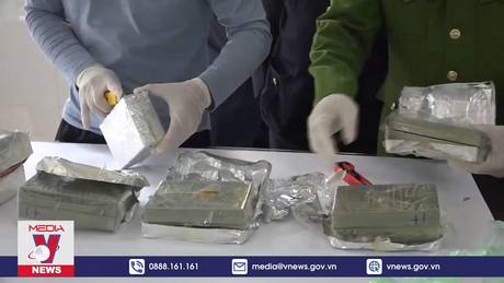 Bắt đối tượng vận chuyển 10 bánh heroin và 24.000 viên ma túy tổng hợp