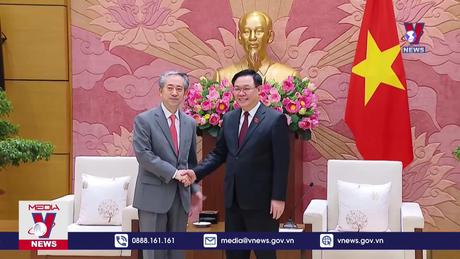 Chủ tịch Quốc hội tiếp đại sứ Trung Quốc 