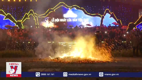 Ấn tượng vũ điệu nhảy lửa của người Dao đỏ Bắc Hà