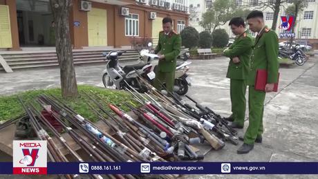Lào Cai thu hồi nhiều vũ khí, vật liệu nổ và công cụ hỗ trợ