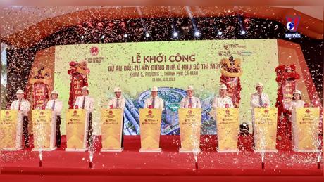 Khởi công dự án khu đô thị hơn 1.000 tỷ đồng tại Cà Mau 