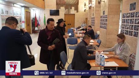 Công dân Nga gốc Việt tích cực tham gia bầu tổng thống