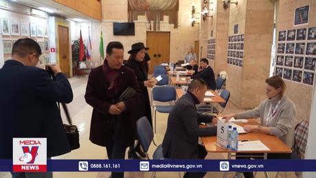 Công dân Nga gốc Việt tích cực tham gia bầu tổng thống