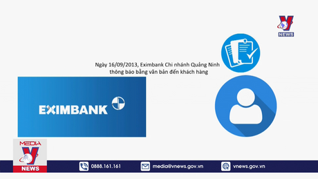 Cán bộ xử lý máy móc trong vụ nợ thẻ tín dụng tại Eximbank 