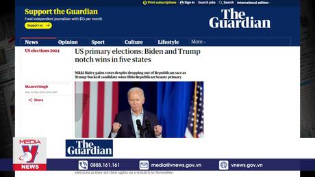 Điểm báo quốc tế cuối tuần ngày 23/3/2024