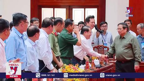 Thủ tướng làm việc với Ban Thường vụ Tỉnh ủy Tiền Giang 