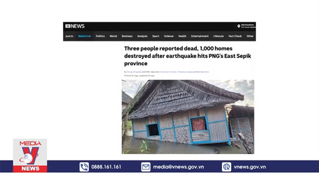 Động đất tại Papua New Guinea