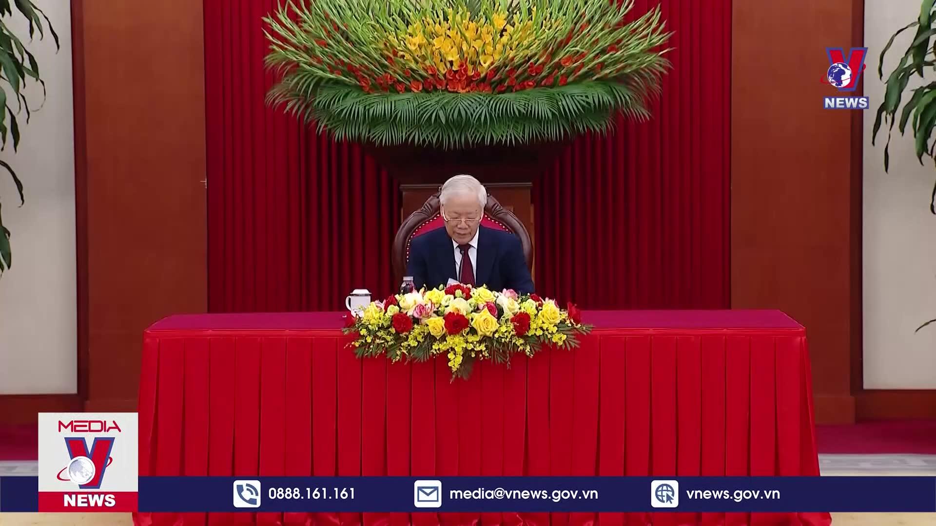 Tổng Bí thư điện đàm với Tổng thống LB Nga Vladimir Putin