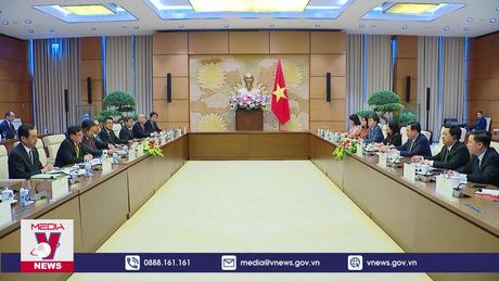 Chủ tịch Quốc hội tiếp Đoàn đại biểu Liên đoàn các tổ chức kinh tế Nhật Bản