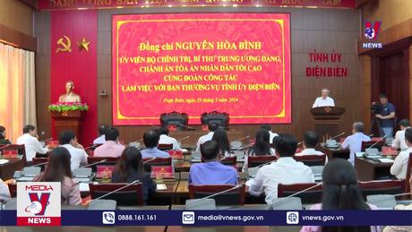 Chánh án TAND tối cao làm việc với tỉnh Điện Biên 