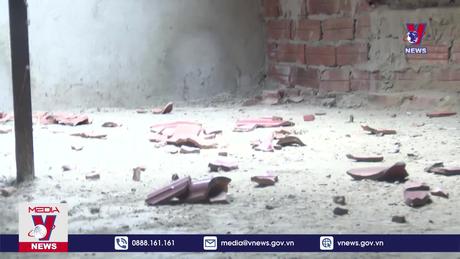 Nổ mìn phá đá gây thiệt hại nhà dân ở Thanh Hóa 