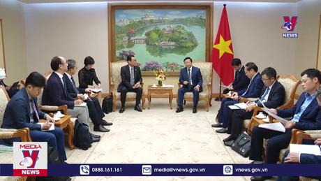 Phó Thủ tướng Trần Hồng Hà tiếp Giám đốc điều hành quốc gia JBIC