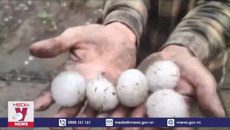 Mưa đá gây hư hỏng hơn 1.300 ngôi nhà tại Hà Giang