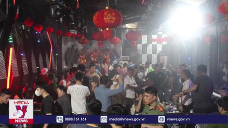 Phát hiện hàng chục đối tượng dương tính với ma túy trong quán Bar