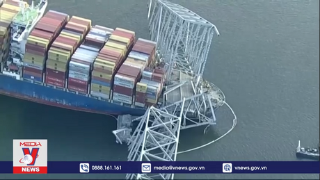 Nỗ lực khắc phục hậu quả sự cố sập cầu Baltimore