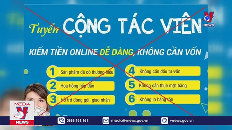 Cảnh giác trước chiêu trò lừa đảo làm cộng tác viên online 