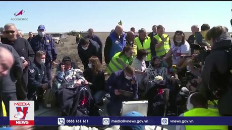 Tàu vũ trụ Soyuz MS-24 của Nga về Trái Đất