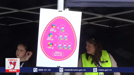 Hoạt động săn trứng Phục sinh kết nối cộng đồng ở Bỉ