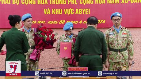 Việt Nam cử thêm 3 sĩ quan tham gia Gìn giữ hòa bình LHQ