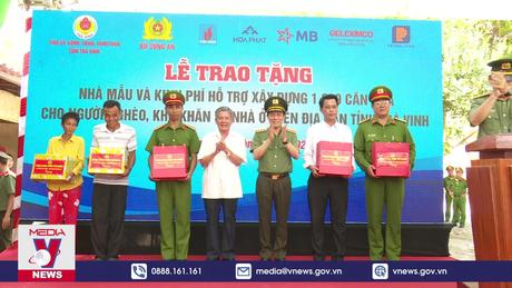 Bộ Công an hỗ trợ xây dựng 1.290 căn nhà cho hộ nghèo ở Trà Vinh