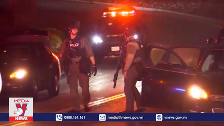 2 cảnh sát thiệt mạng trong vụ nổ súng tại Mỹ