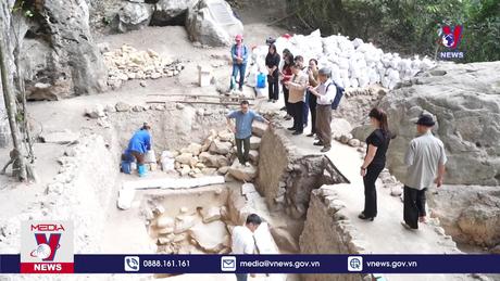 Nhiều phát hiện quan trọng tại Di chỉ Mái đá Ngườm  