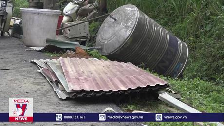 Dông lốc gây nhiều thiệt hại tại Cao Bằng