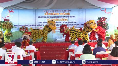 Bình Dương chính thức thông xe công trình Cầu Đò