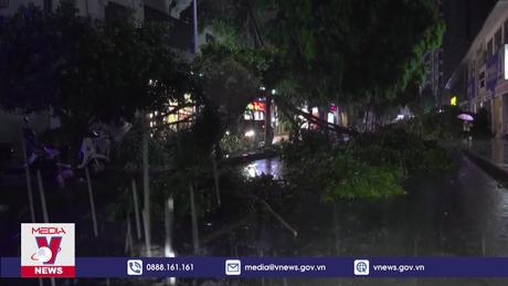 Trung Quốc cảnh báo mưa bão cấp độ nguy hiểm