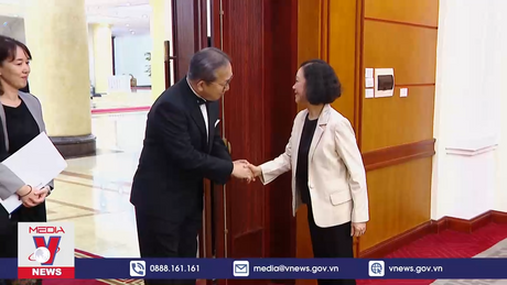 Thường trực Ban Bí thư tiếp Đại sứ Nhật Bản