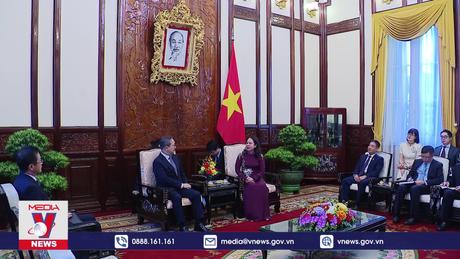 Quyền Chủ tịch nước tiếp Đại sứ Nhật Bản, Cộng hòa Algeria chào từ biệt