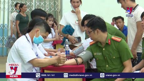 Đắk Nông tiếp nhận gần 550 đơn vị máu an toàn 