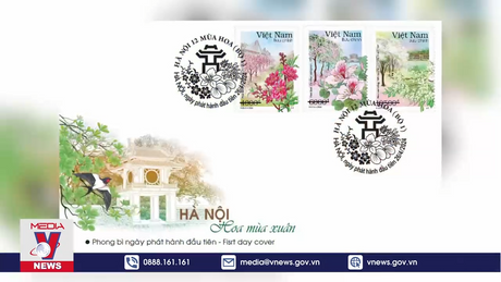 Phát hành bộ tem “Hà Nội 12 mùa hoa”
