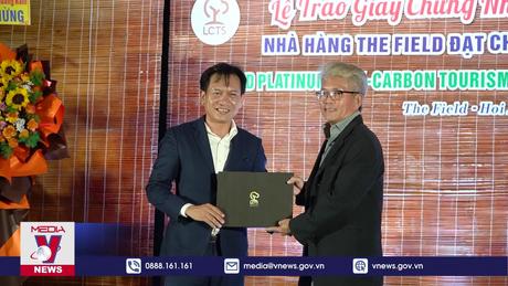 Nhà hàng đầu tiên Việt Nam đạt tiêu chuẩn Du lịch Carbon