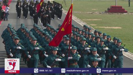 Hợp luyện các khối diễu binh Quân đội