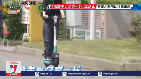 Tai nạn liên quan scooter điện tại Nhật Bản tăng mạnh