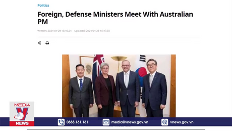 Hàn Quốc, Australia nhất trí tăng cường an ninh