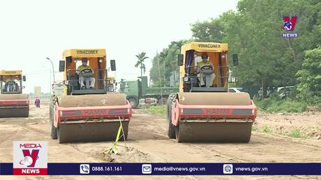 Thi công xuyên lễ tại công trình giao thông trọng điểm vành đai 4