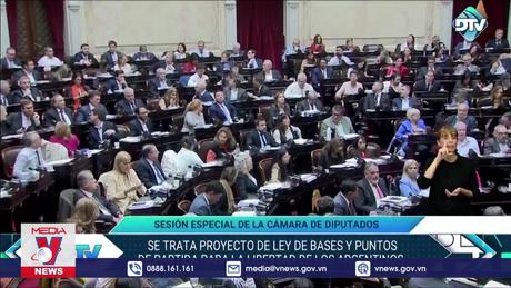 Hạ viện Argentina thông qua dự luật tăng quyền cho Tổng thống