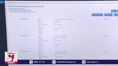 Sắp xếp nguyện vọng vào trường Đại học