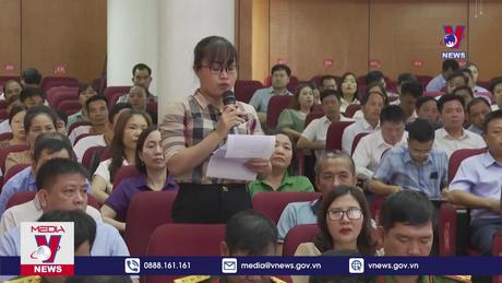 Đoàn đại biểu Quốc hội tỉnh Lào Cai tiếp xúc cử tri